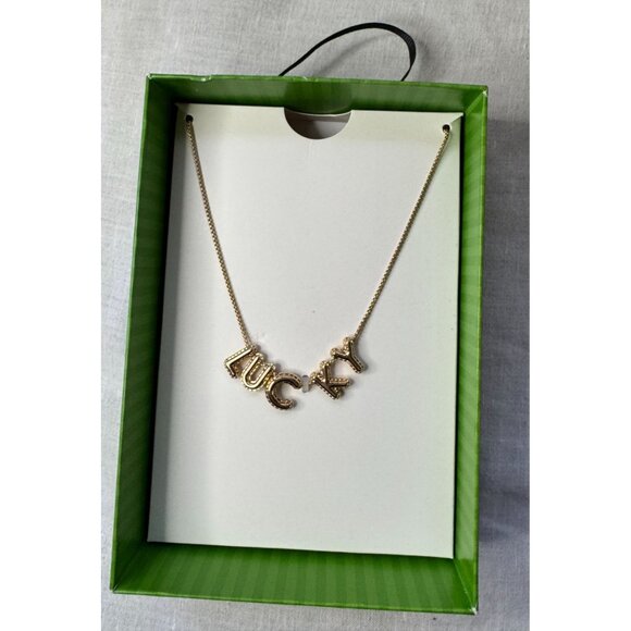 KATE SPADE X TARGET LUCKY BUBBLE‎ CHAIN NECKLACE NWT - Picture 2 of 5
